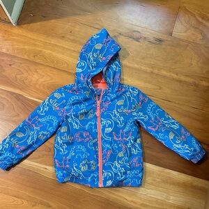 Cat and jack Kids Blue Dinosaur wind jacket